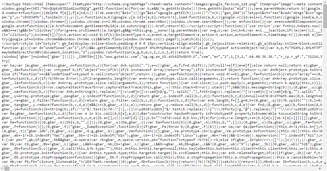 Original HTML